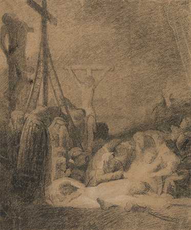 十字架研究`Study of the Crucifixion by Benjamin Robert Haydon