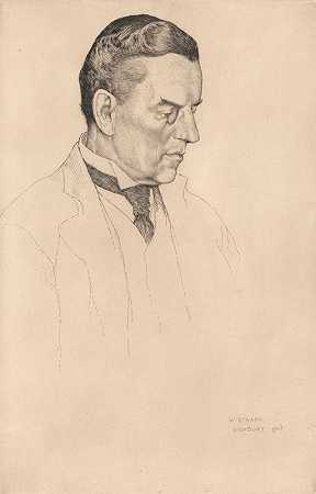 约瑟夫·张伯伦`Joseph Chamberlain by William Strang