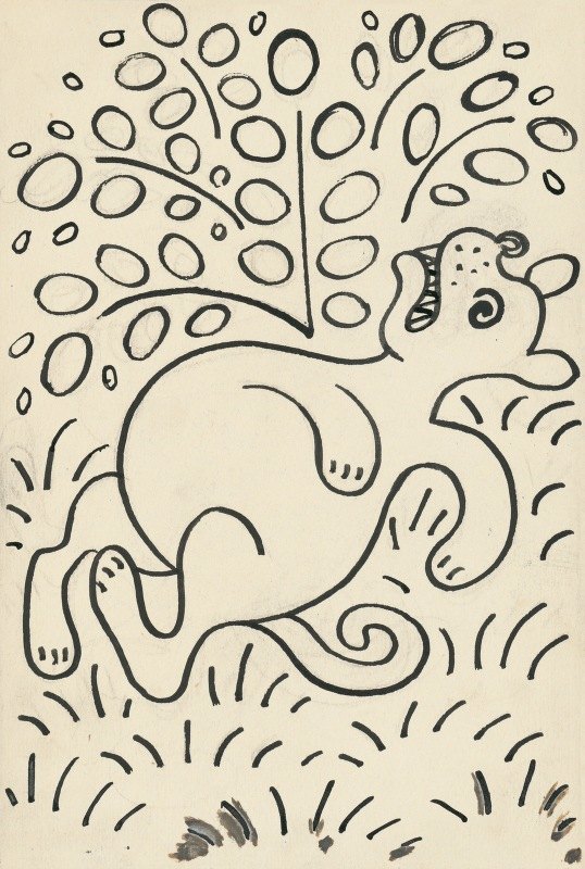 我有一只狗和一只猫`I Had a Dog and a Cat Pl 11 (1928) by Josef Čapek