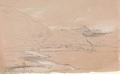 贝德格勒特`Beddgelert (1834) by John Linnell