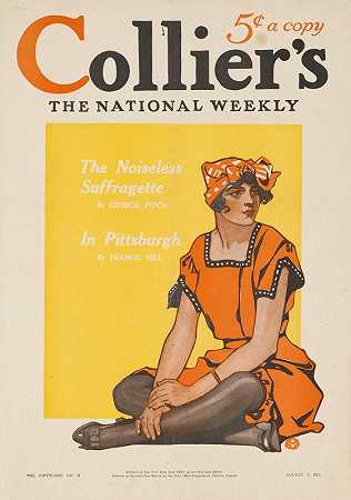 科利尔s、 《国家周刊》`Colliers, the national weekly (1913) by Edward Penfield