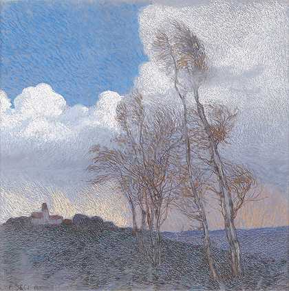 雷暴`Gewitter (1911) by Friedrich Beck