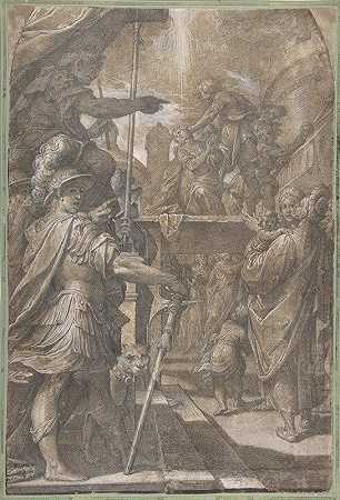 女圣人的殉道`Martyrdom of a Female Saint (1605–9) by Camillo Procaccini