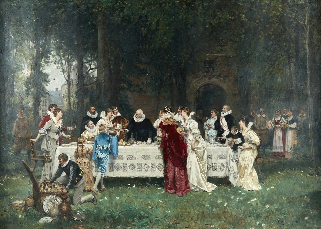 百年`Le Centenaire (1880) by Adrien Moreau
