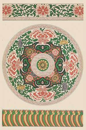 中国装饰实例，第62页`Examples of Chinese ornament, Pl.62 (1867) by Owen Jones