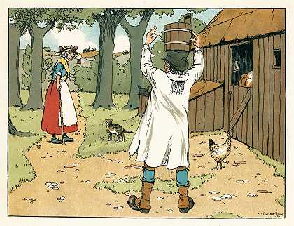住在树林里的老人`The old man who lived in a wood Pl 05 (1902) by T. Butler-Stoney