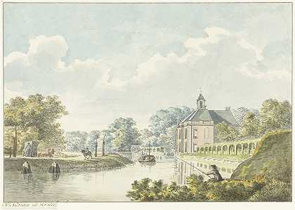维希特回族鲁珀蒙德`Het Huis Rupelmonde aan de Vecht (1754 ~ 1820) by Hermanus Numan