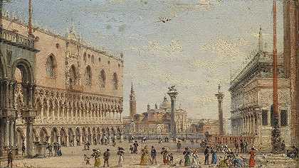 威尼斯圣马可广场`Venedig Piazza San Marco by Giovanni Grubas