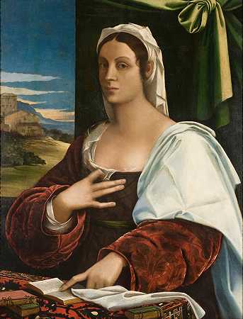 维多利亚柱廊`Vittoria Colonna (from 1520 until 1525) by Sebastiano del Piombo
