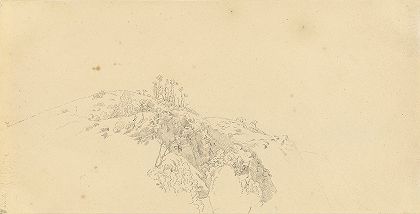 景观`Landscape (1812) by Caspar David Friedrich