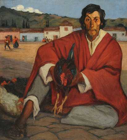 老加列罗`Gallero viejo (1914) by Jorge Bermudez