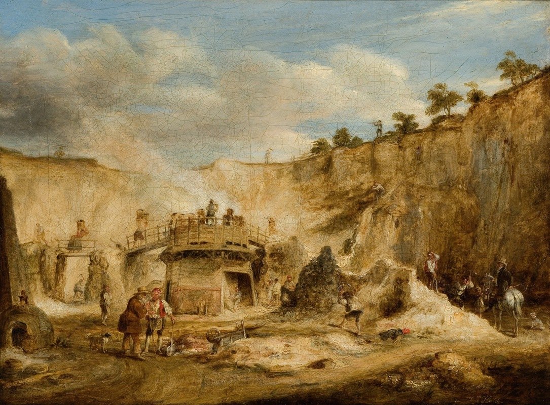 克雷格利思采石场`Craigleith Quarry by William Kidd