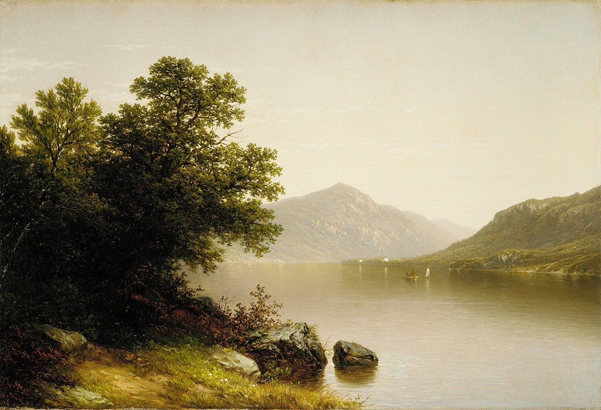 乔治湖`Lake George (1857) by John William Casilear