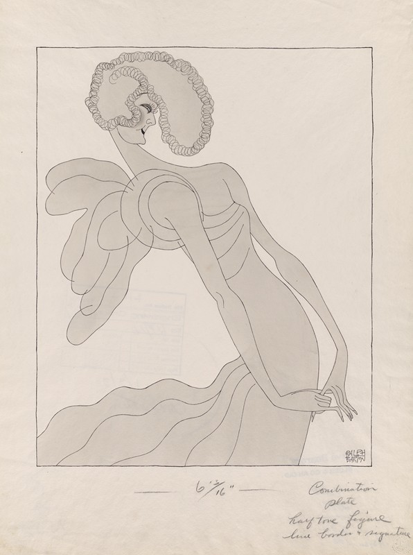 碧莉·伯克`Billie Burke (1930) by Ralph Barton