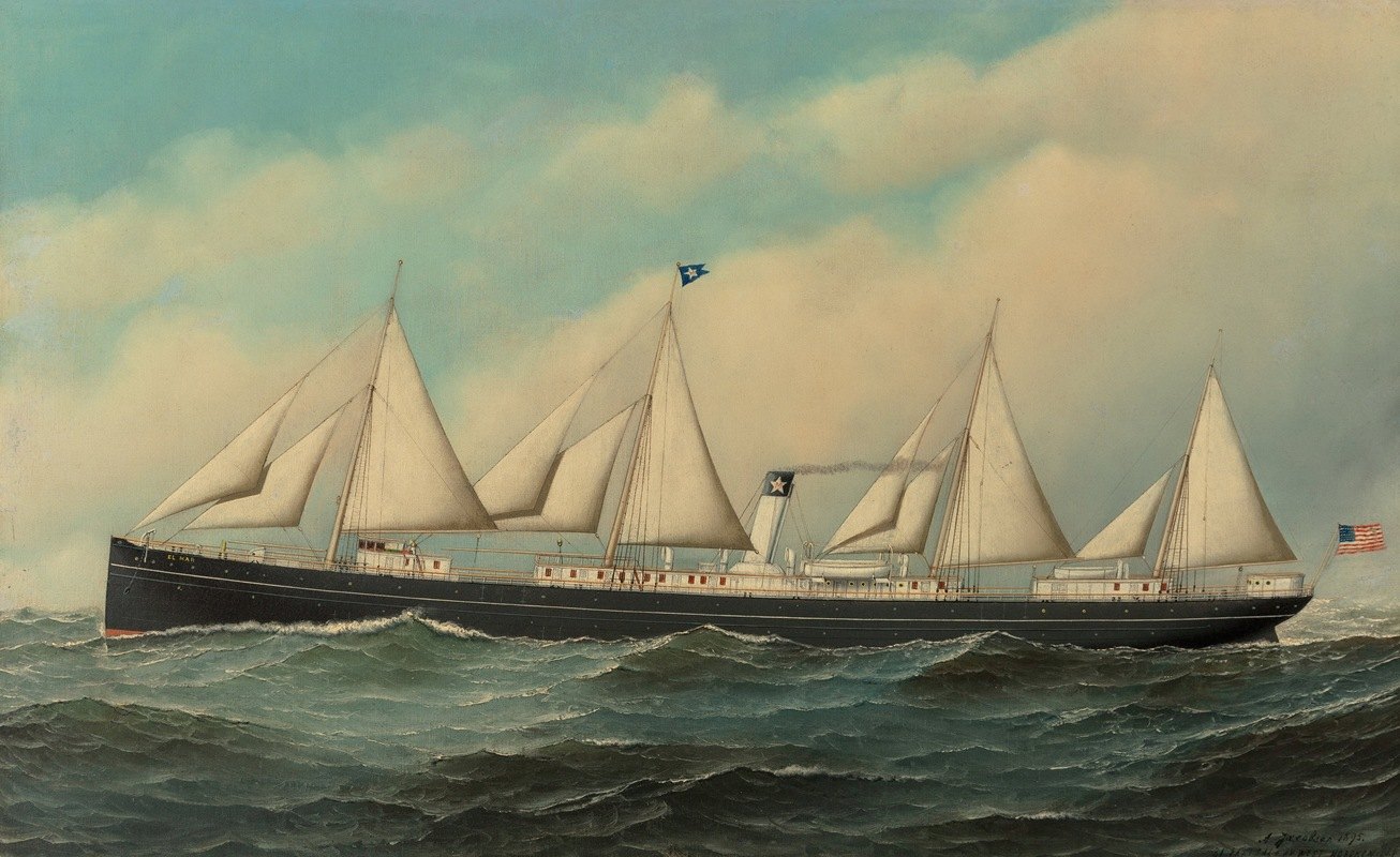 埃尔马`El Mar (1895) by Antonio Jacobsen