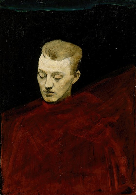 负责人（布鲁诺·阿斯佩林）`Head (Bruno Aspelin) (1894) by Magnus Enckell