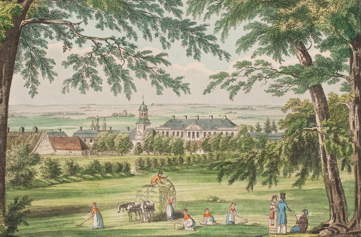 莱特拉堡`Lethraborg (1825 – 1826) by Jens Holm