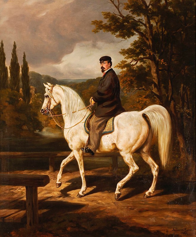 骑手`Rider (1864) by Juliusz Kossak