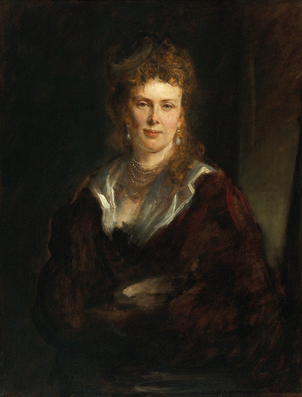 伊丽莎白·萨因·维特根斯坦·萨因伯爵夫人肖像（1845-1883）。tif“`Portrait of Countess Elisabeth Sayn~Wittgenstein~Sayn, (1845–1883).tif” by Franz von Lenbach