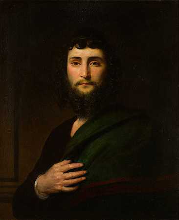 波兰犹太人画像`Portrait of a Polish Jew (1826) by John Hayes