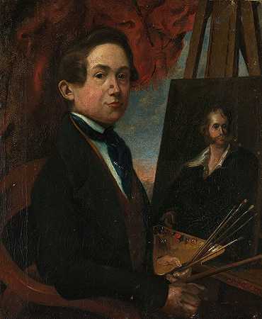 自画像`Self Portrait (1839) by Johannes Daniël Susan