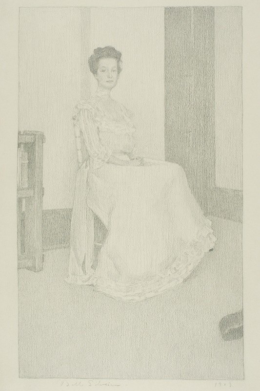 埃塞尔·伦道夫`Ethel Randolph (1903) by Belle Silveira Gorski