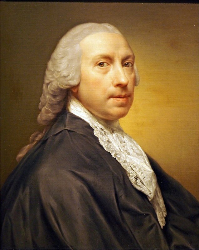 自画像`Self~portrait (1789) by Anton Von Maron