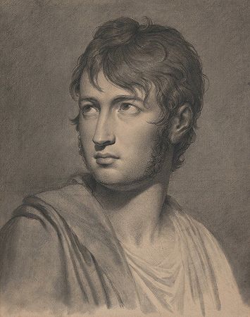 一个年轻人的肖像`Portrait of a Young Man (ca. 1810–20) by Pierre Guérin