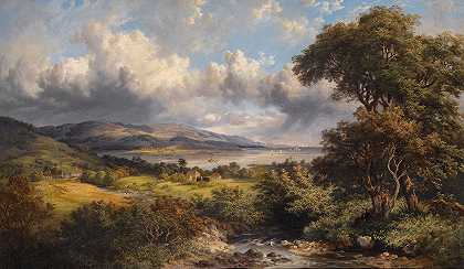 第四个来自斯特林郡`The Forth From Stirlingshire (1850) by Mcneil Macleay