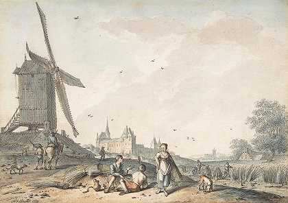 八月`August (1772) by Hendrik Meijer