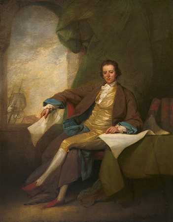 小塞缪尔·布洛吉特。`Samuel Blodget, Jr. (c. 1784) by John Trumbull