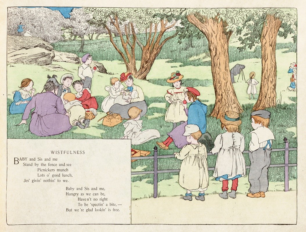渴望`Wistfulness (1902) by Ethel Mars