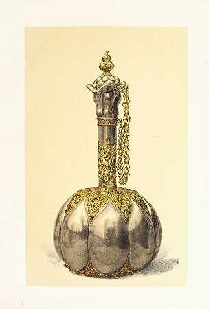 镀银。镶有半透明珐琅的框架`Silver~gilt. Frame enriched with Translucent Enamels (1858) by John Charles Robinson