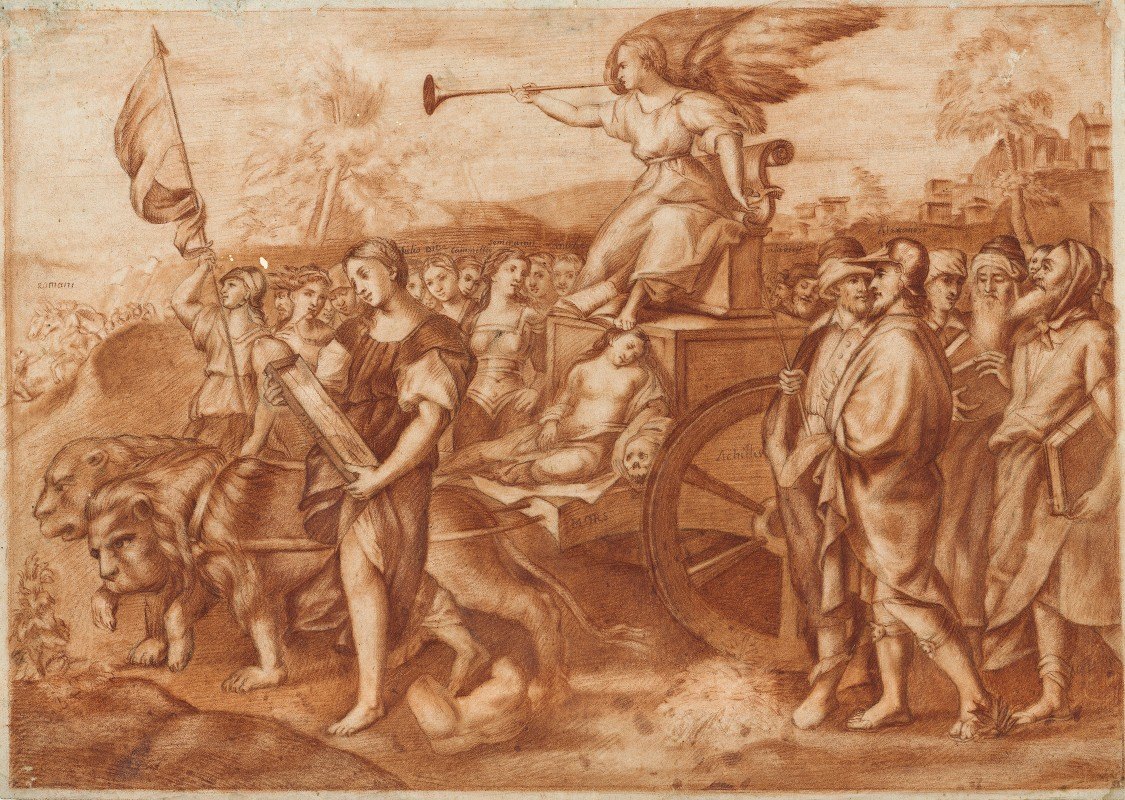 法玛凯旋`Triumph der Fama by Bonifacio Veronese