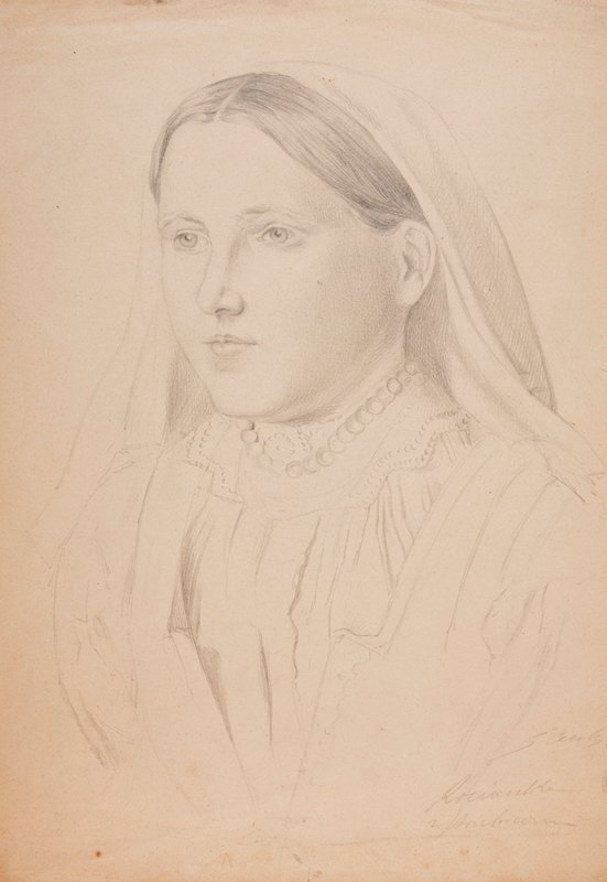 女人的肖像`Portret kobiety by Stanisław Cercha
