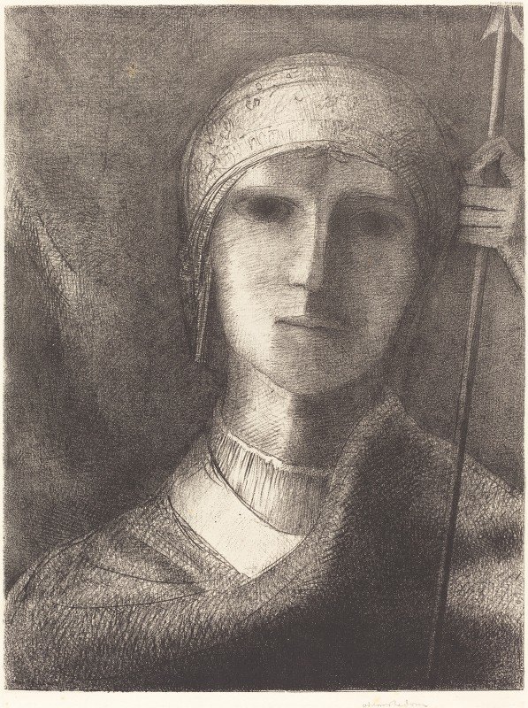 帕西法尔`Parsifal (1892) by Odilon Redon