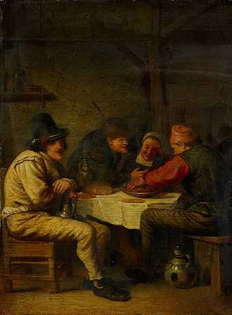 农民一餐`Farmers Meal (1633) by Pieter de Bloot