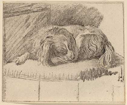 说谎的狗`Lying Dog (1777) by Cornelis Ploos van Amstel
