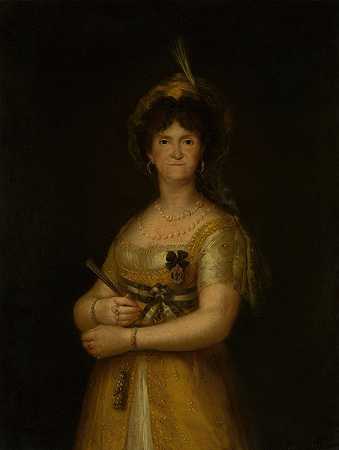 帕尔马的玛丽亚·路易莎（1751-1819），西班牙女王（戈雅之后）`María Luisa of Parma (1751–1819), Queen of Spain (after Goya)