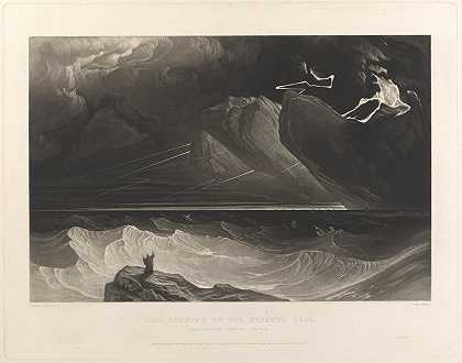 第七印的开启`The Opening of the Seventh Seal (c.1837) by John Martin