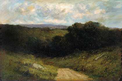 通往山谷的路`The Road to the Valley by Edward Mitchell Bannister