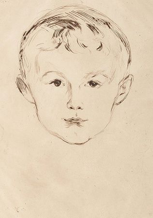西奥多·林德肖像`Portrait of Theodore Linde (1902) by Edvard Munch