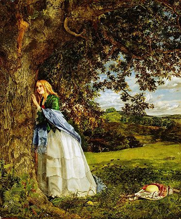 会说话的橡树`Talking Oak (1857) by William Maw Egley