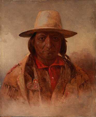 坐着的公牛`Sitting Bull by Julian Scott