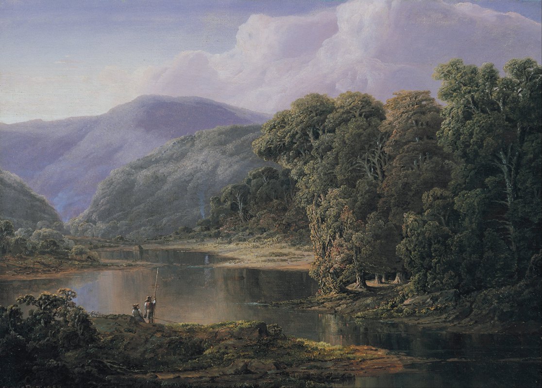 景观`Landscape (1854) by William Louis Sonntag