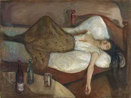 后天`The Day After (1894) by Edvard Munch