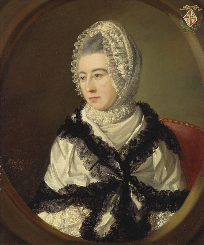 一位女士的肖像`Portrait of a Lady by John Russell