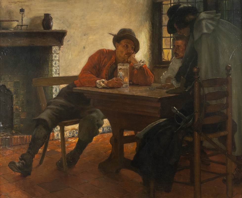 酒馆里有三位先生`Three gentlemen in the tavern by Claus Meyer