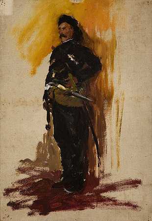 白种人（巴统）`A Caucasian (Batumi) (circa 1890) by Jan Ciągliński