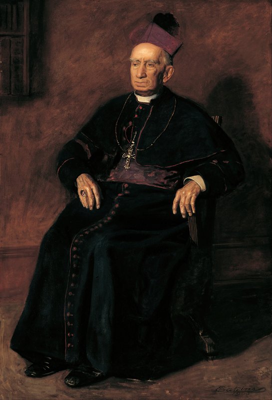 大主教威廉·亨利·埃尔德`Archbishop William Henry Elder (1903) by Thomas Eakins